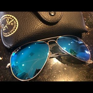 Ray Ban Polarized Sunglasses RB3025 AVIATOR MIRROR